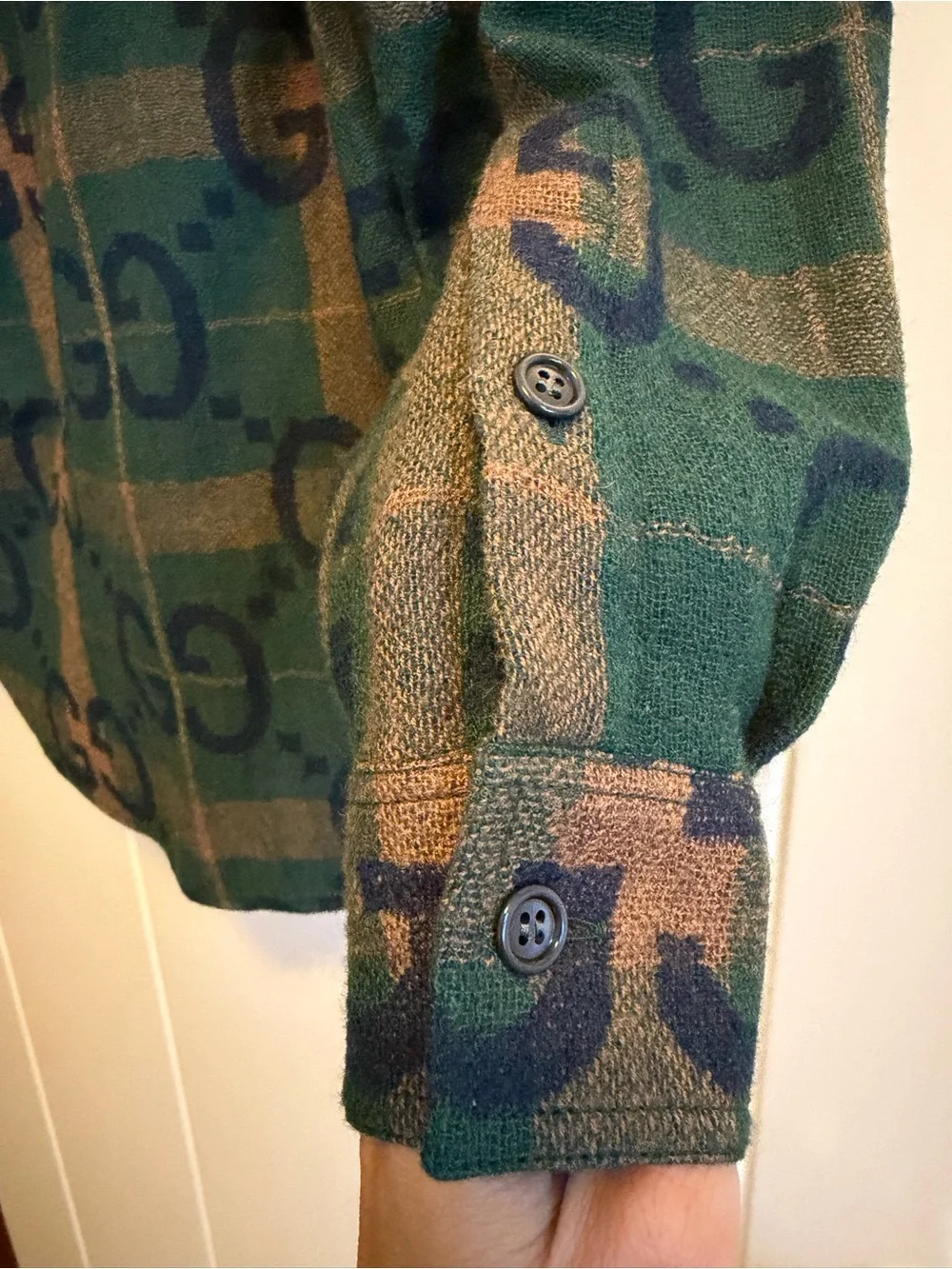 GUCCI GG Button-Up Flannel